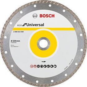 Bosch 230 mm Turbo Ekonomik Seri Genel Yapı Malzemeleri İçin Elmas Kesme Diski