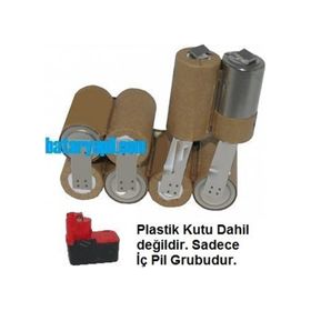 Bosch 2400 mah 9.6 v Batarya İçin Pil Grubu