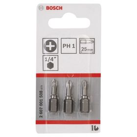 Bosch 2607001508 PH 1x25 mm 3'lü Vidalama Ucu