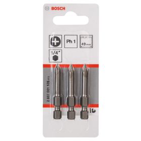 Bosch 2607001526 PH 1x49 mm 3'lü Vidalama Ucu