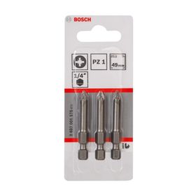 Bosch 2607001575 PZ 1x49 mm 3'lü Vidalama Ucu