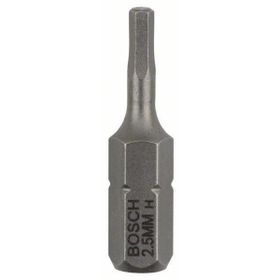 Bosch 2607001720 HEX 2.5x25 mm 3'lü Vidalama Ucu