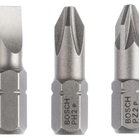 Bosch 2607001766 PH2/PZ2/SL1,0 25 mm 3'lü ExtraHard Bits Uç