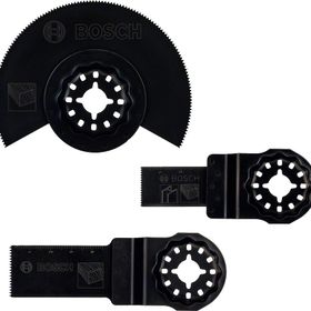 Bosch 2607017323 Dıy Starlock 3'lü Çok İşlevli Aletler İçin Ahşap Seti