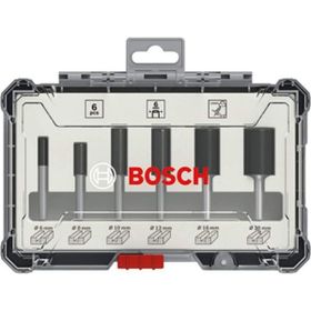 Bosch 2607017465 6 Parça Düz 6 mm Pro Freze Seti