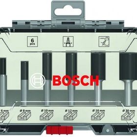 Bosch 2607017466 6 Parça Düz 8 mm Pro Freze Seti