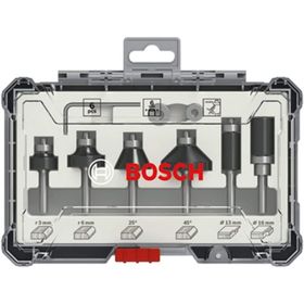 Bosch 2607017468 6 Parça Karışık 6 mm Pro Freze Seti