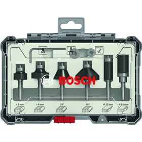 Bosch 2607017468 6 Parça Karışık 6 mm Pro Freze Seti