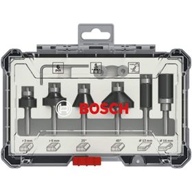 Bosch 2607017468 6 Parça Karışık 6 mm Pro Freze Seti