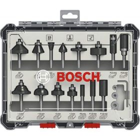 Bosch 2607017472 15 Parça Karışık 6 mm Pro Freze Seti