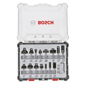 Bosch 2607017472 15 Parça Karışık 6 mm Pro Freze Seti