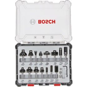 Bosch 2607017472 15 Parça Karışık 8 mm Pro Freze Seti