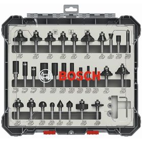 Bosch 2607017475 30 Parça Karışık 8 mm Pro Freze Seti