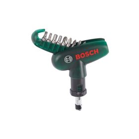 Bosch 2607019510 Dıy Cırcırlı Tornavida Ve 9 Parça Vidalama Ucu