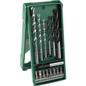 Bosch 2607019579 X-Line 15 Parça Ahşap, Beton Matkap Ucu ve Vidalama Seti