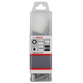 Bosch 2608521222 2x25 mm 100'lü Ekonomik Vidalama Ucu