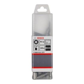 Bosch 2608521222 2x25 mm 100'lü Ekonomik Vidalama Ucu