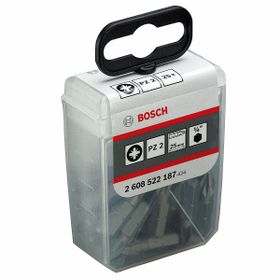 Bosch 2608522187 PZ2 25 mm 25'li Tic Tac Kutu Bits Uç