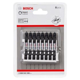 Bosch 2608522338 Impact PZ2 65 mm Çift Taraflı 8'li Bits Uç Seti
