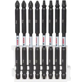 Bosch 2608522346 Impact Yıldız-Torx 110 mm Çift Taraflı 8'li Bits Uç