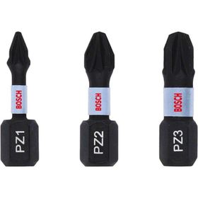 Bosch 2608522471 Impact Yıldız PZ1/2/ 3x25 mm 3'lü Bits Uç