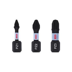 Bosch 2608522471 Impact Yıldız PZ1/2/ 3x25 mm 3'lü Bits Uç