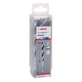 Bosch 2608577248 HSS PointeQ 8 mm 10'lu Metal Matkap Ucu