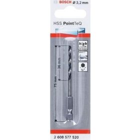 Bosch 2608577520 Pointeq 3.2 mm 1/4 Adap. Metal Matkap Ucu