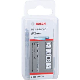 Bosch 2608577540 Pointeq 2 mm 1/4 Metal 10'lu Matkap Ucu