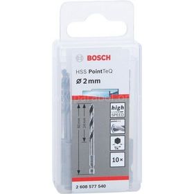 Bosch 2608577540 Pointeq 2 mm 1/4 Metal 10'lu Matkap Ucu