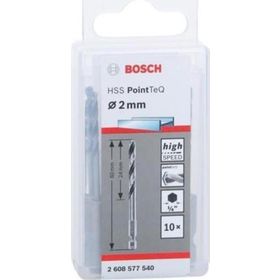 Bosch 2608577540 Pointeq 2 mm 1/4 Metal 10'lu Matkap Ucu