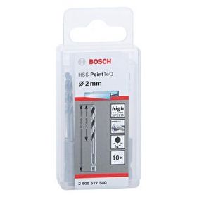 Bosch 2608577540 Pointeq 2 mm 1/4 Metal 10'lu Matkap Ucu
