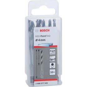 Bosch 2608577543 Pointeq 4 mm 1/4 Metal 10'lu Matkap Ucu