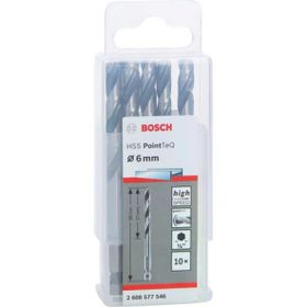 Bosch 2608577546 Pointeq 6 mm 1/4 Metal 10'lu Matkap Ucu