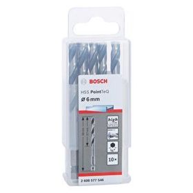Bosch 2608577546 Pointeq 6 mm 1/4 Metal 10'lu Matkap Ucu