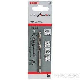 Bosch 2608584676 HSS-G 1/4 Hex Şaft Merkezleme Ucu