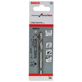 Bosch 2608584676 HSS-G 1/4 Hex Şaft Merkezleme Ucu