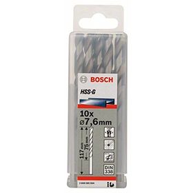 Bosch 2608585504 HSS-G 7.6x117 mm 10'lu Matkap Ucu