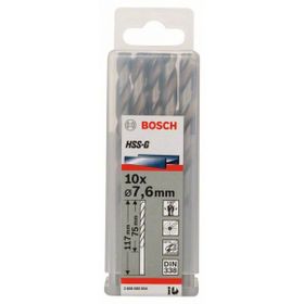 Bosch 2608585504 HSS-G 7.6x117 mm 10'lu Matkap Ucu