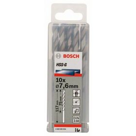 Bosch 2608585504 HSS-G 7.6x117 mm 10'lu Matkap Ucu