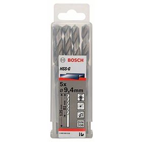 Bosch 2608585518 HSS-G 9.4x125 mm 5'li Matkap Ucu