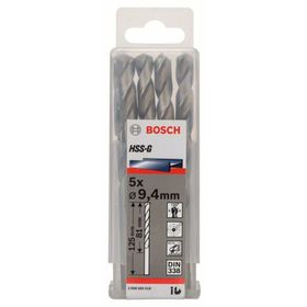 Bosch 2608585518 HSS-G 9.4x125 mm 5'li Matkap Ucu