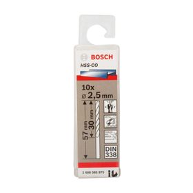 Bosch 2608585875 HSS-CO 2.5x57 mm 10'lu Paket Matkap Ucu