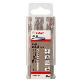 Bosch 2608585888 HSS 5,5 mm 10'lu Kobaltlı Matkap Ucu