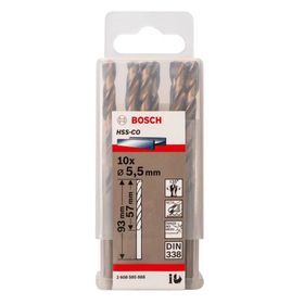 Bosch 2608585888 HSS 5,5 mm 10'lu Kobaltlı Matkap Ucu