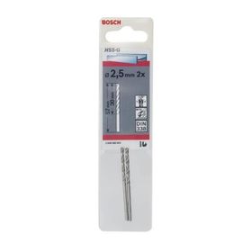 Bosch 2608585909 HSS-G 2,5 mm 2'li Taşlanmış Metal Matkap Ucu