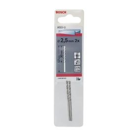 Bosch 2608585909 HSS-G 2,5 mm 2'li Taşlanmış Metal Matkap Ucu