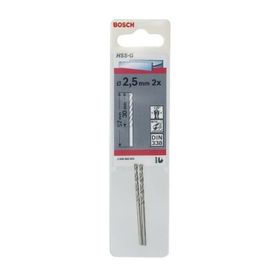 Bosch 2608585909 HSS-G 2,5 mm 2'li Taşlanmış Metal Matkap Ucu