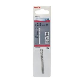 Bosch 2608585909 HSS-G 2,5 mm 2'li Taşlanmış Metal Matkap Ucu