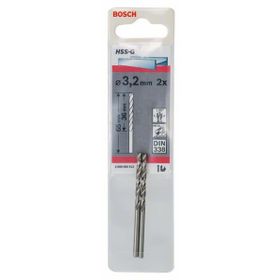 Bosch 2608585912 HSS-G 3.2x65 mm 2'li Matkap Ucu
